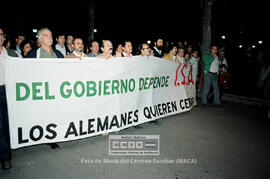 Manifestación de los trabajadores de I.S.A. – 28