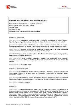Entrevista a José Del Rio Caballero
