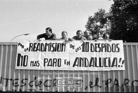 Encierro y huelga de hambre de los delegados CCOO en FASA
