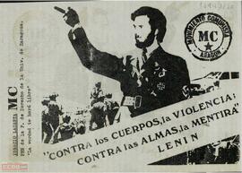 "Contra los cuerpos, la violencia; contra las almas, la mentira. Lenin”