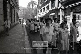 Marcha de las auxiliares de clínica reivindicando su equiparación a FP1