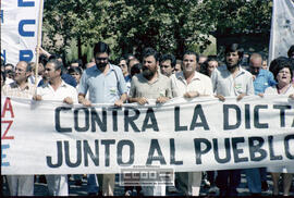Manifestación de apoyo al pueblo chileno