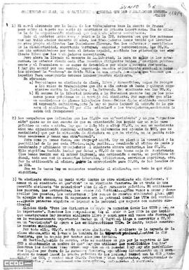 “Comisiones Obreras; la organización sindical que los trabajadores necesitamos”. Comunicado de las Comisiones Obreras de El Arahal.
