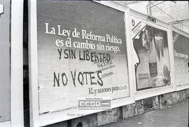 Carteles y pintadas del Referendum Nacional sobre la reforma política – 07