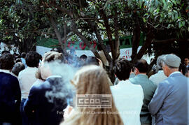 Manifestación 1o de Mayo de 1982. Mitin de CC.OO. del Metal en la Plaza del Cristo de Burgos