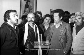 Concentración de los trabajadores en la fábrica Construcciones Metálicas Fernández Palacios – 14
