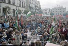 Mitin del PCA del 28F, día de Andalucía, de 1983