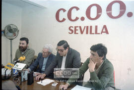 Visita de Marcelino Camacho a Sevilla