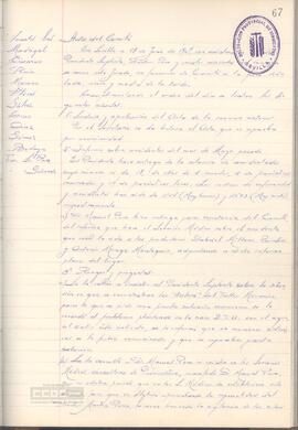 1967 (28 de junio) – Acta del Comité de Seguridad e Higiene