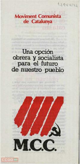 “Una opción obrera y socialista para el futuro de nuestro pueblo”