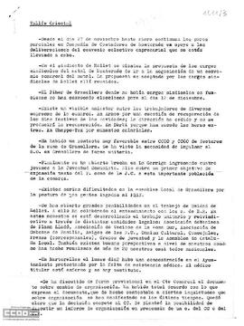 Informe sobre el Vallés Oriental y Plan de Vic.
