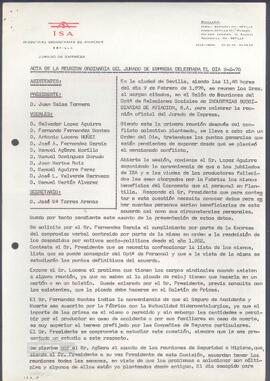 1976 (9 de febrero) – Acta del Jurado