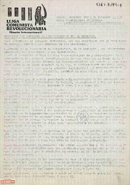 Estudio de la LCR sobre el proyecto de ley sobre negociación colectiva