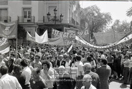 Manifestación 1o de Mayo de 1979 en Sevilla