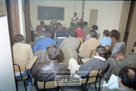 Ponencia de Nicolás Sartorius en la escuela de formación sidical, en la sede de Morería y fotos de la sede
