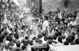 Concentración de trabajadores de Hytasa en la puerta de la fábrica