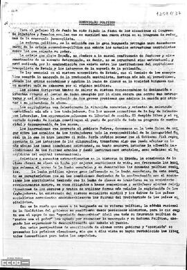 Comunicado político del Comité Provincial de Sevilla del PCOE ante las elecciones generales.