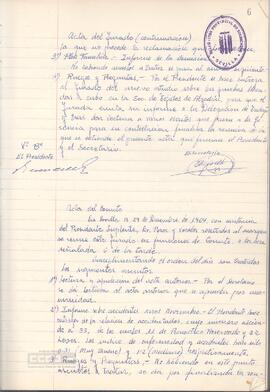 1964 (29 de diciembre) – Acta del Comité de Seguridad e Higiene