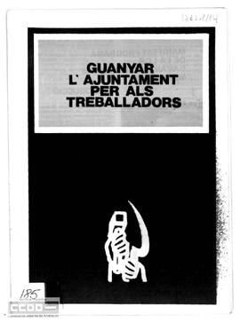 “Guanyar l’Ajuntament per als treballadors”. Manifest-Programa de la LCR davant les eleccions municipals