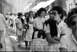 Marcha de las auxiliares de clínica reivindicando su equiparación a FP1