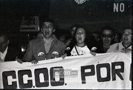 Manifestación de CC.OO. de Comercio Sevilla, en defensa de su convenio