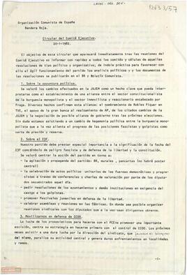 Circular del Comité Ejecutivo de la OCE (BR)