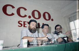 Rueda de prensa de Julián Ariza en Sevilla