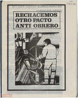 “Rechacemos otro pacto anti obrero”. Comité de Catalunya de la OCE (Bandera Roja). Folleto de [7] páginas.