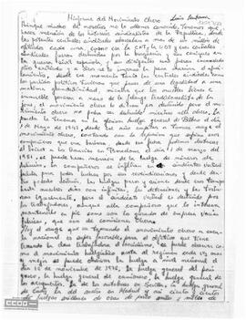 Informe sobre el movimiento obrero por Luis Santana.