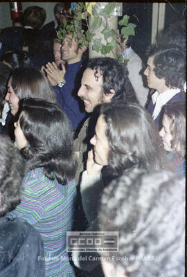 Fiesta de homenaje, organizada por las trabajadoras de Galerías Preciados, a los sevillanos encartados en el proceso 1001 – 11