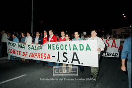 Manifestación de los trabajadores de I.S.A. – 35