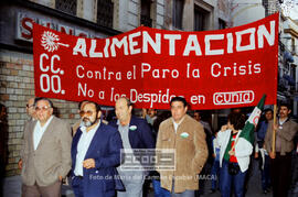 Manifestación de trabajadores de la Alimentación contra los despidos en Cunia – 05