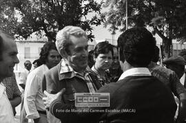 Visita de Marcelino Camacho a La Luisiana y a Puebla de Cazalla