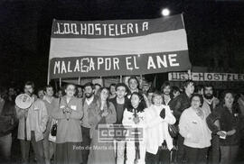 Manifestación en defensa del empleo y por el cumplimiento del ANE