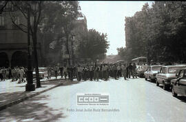 Manifestación de estudiantes por la avenida de la Constitución y aledaños pidiendo el regreso de exiliados – 17