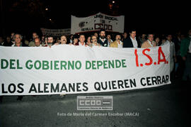 Manifestación de los trabajadores de I.S.A. – 24