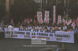 Manifestación de trabajadores de Tabacalera – 20