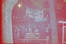 Manifestación en defensa de Nicaragua celebrada en noviembre de 1984 – 34
