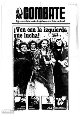 “¡Ven con la izquierda que lucha!”