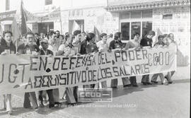 Manifestación del 1º de Mayo de 1979 en camas