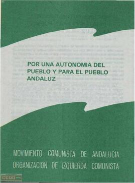 “Por una autonomía del pueblo y para el pueblo”