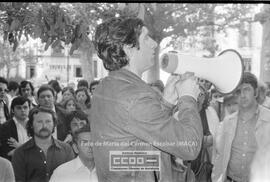 Manifestación de trabajadores de comercios mayoristas de alimentación por su convenio