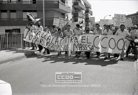 Manifestación en Sevilla de trabajadores en huelga de la empresa MASS (Alcalá) – 02