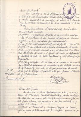 1964 (29 de septiembre) – Acta del Comité de Seguridad e Higiene