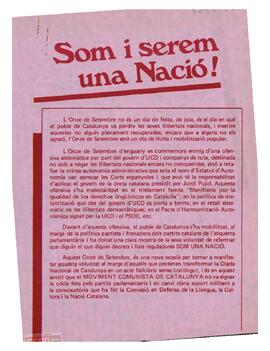 “Som i serem una Nació”