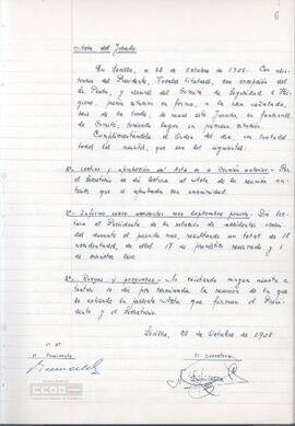 1958 (23 de octubre) – Acta del Jurado en funciones de Comité de Seguridad e Higiene
