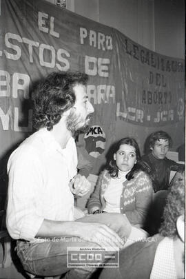 Acto de la Organización por la Liberación de la Mujer por el 8 de marzo en el Teatro San Fernando de Sevilla