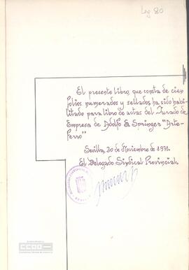 1972 (27 de enero) – Acta de constitución del nuevo Jurado (núm. 1)