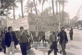 Manifestación de trabajadores de la Caja Rural – 01