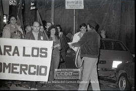 Manifestación de CC.OO. de Comercio Sevilla, en defensa de su convenio